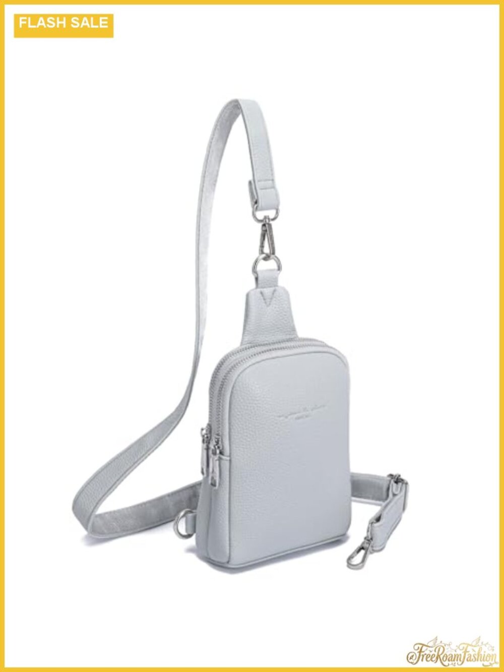 Faux Leather Anti Theft Crossbody Sling Bag RFID Blocking